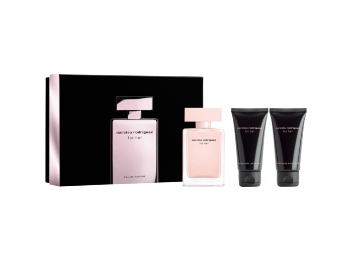 SHISEIDO GROUP - NARCISO RODRIGUEZ FOR HER Coffret EP Vaporisateur 50ml+Gel Douche 50ml+Lait Corps 50ml