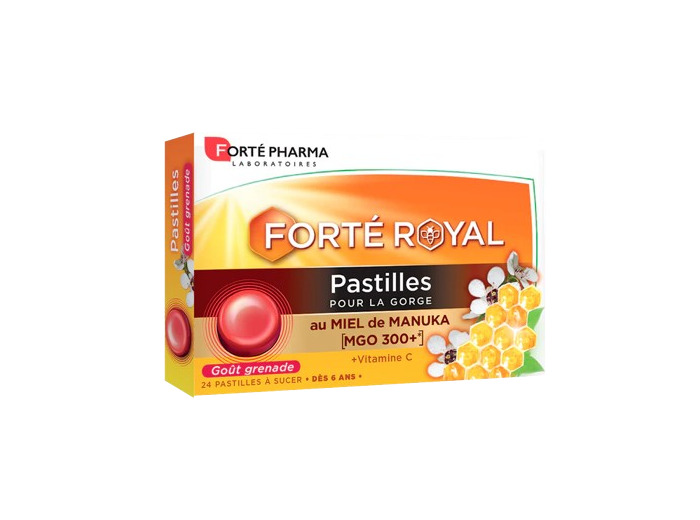 FORTE PHARMA PASTILLES GORGE MANUKA 24