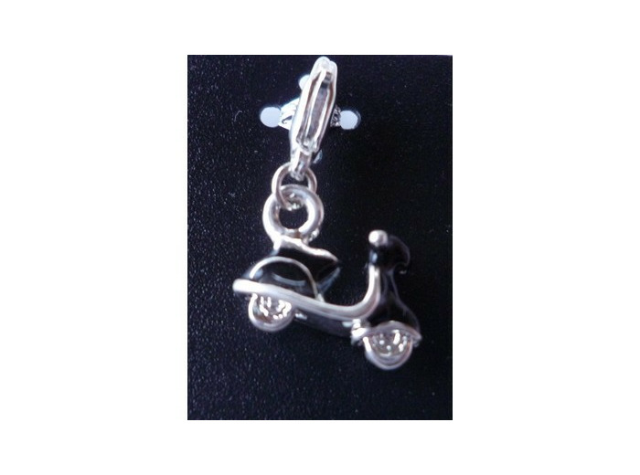 Pendentif scooter noir
