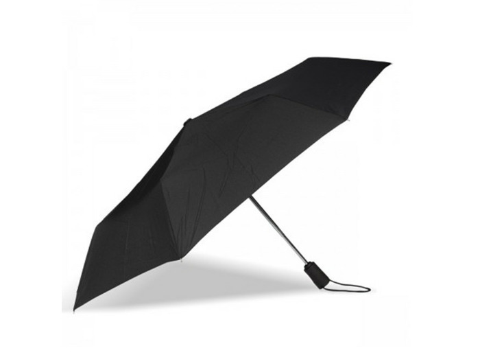 Isotoner Parapluie Homme Pliant X-TRA Sec Noir