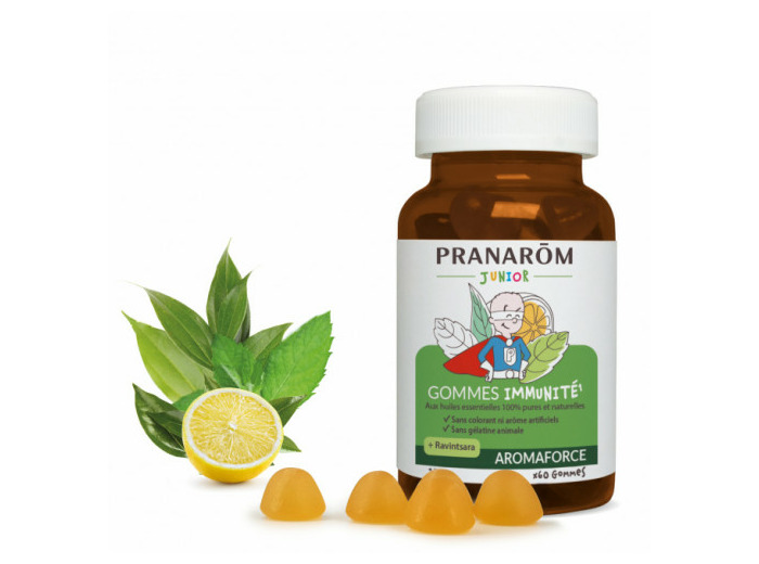 Immunité 60 gommes Aromaforce Junior Pranarôm