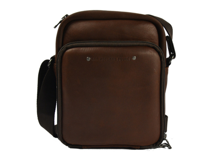Ateliers Fourès Baroudeur Pochette Double Compartiment F9403 Cognac
