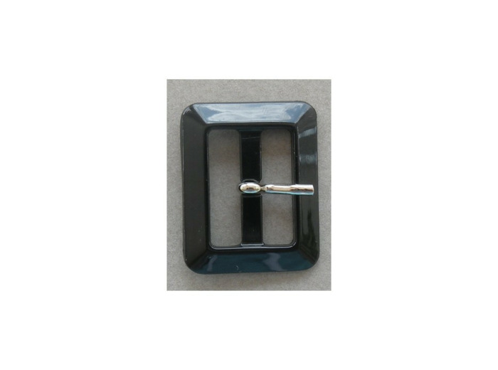 Boucle de ceinture noire 25 mm