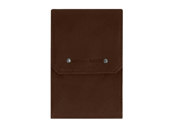 Ateliers Fourès Baroudeur Porte Chèquier Pliant F9129 Cognac