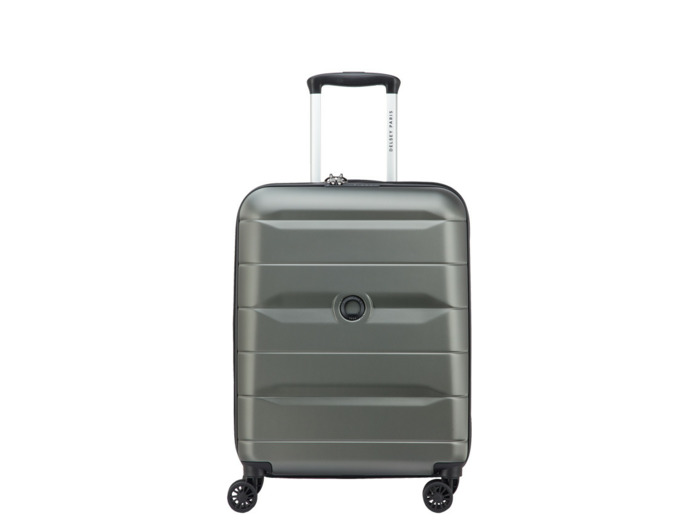 Delsey Comete 4 Valise Cabine Rigide 4 Roues Extensible Trolley & TSA 55Cm Iguane
