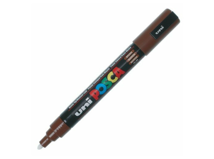 Marqueur peinture "POSCA" - PC-5M - Marron