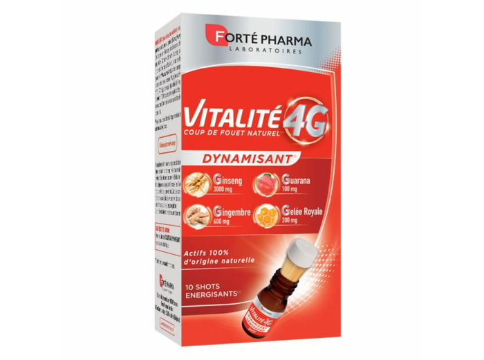 Vitalite Dynamisant 10 Shots 4g Forté Pharma