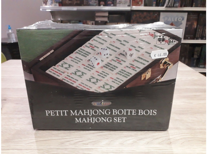Petit mahjong boite bois
