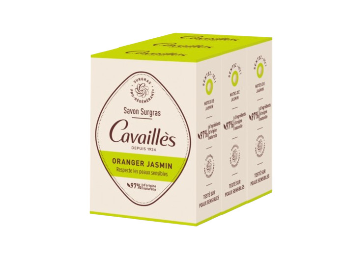 CAVAILLES SAVON ORANGER JASMIN LOT 3X200G