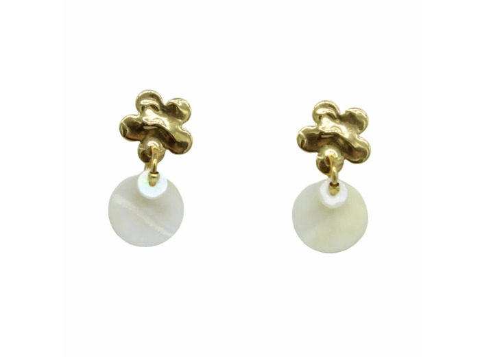 Boucles d'oreilles fleur DUNE