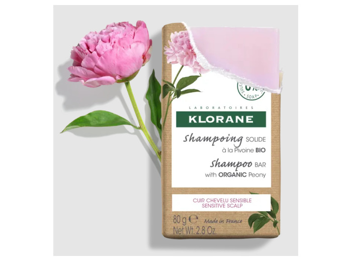 KLORANE SHAMP SOLIDE PIVOINE 80G