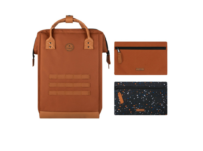Cabaïa Large Turin Sac à Dos 15" Marron