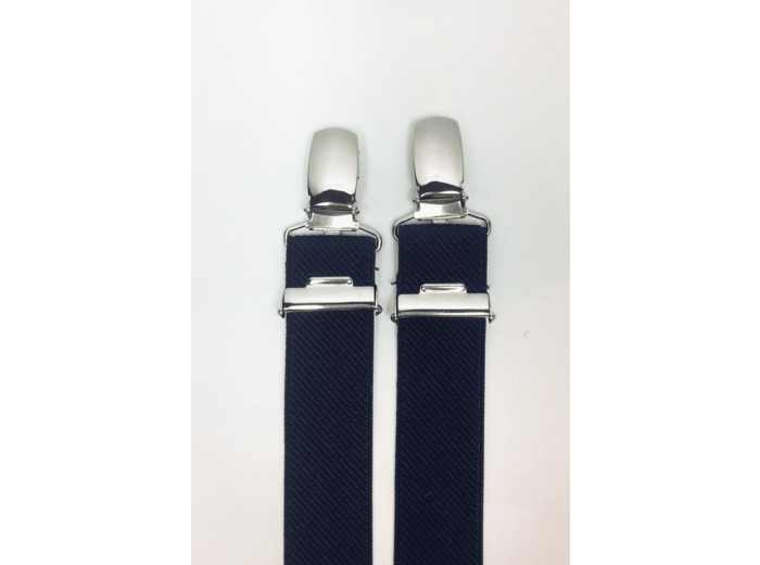 Bretelle enfant unie marine