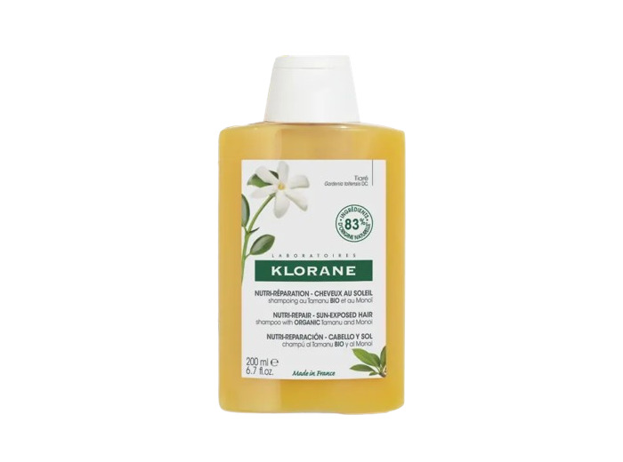Shampooing Nutritif au Tamanu bio et au Monoï 200ml Soleil cheveux exposés Klorane