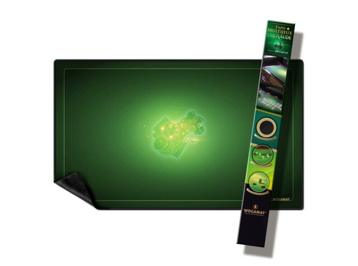 TAPIS MULTIJEUX EMERAUDE (TAILLE 2 VERT 60X100 CM)