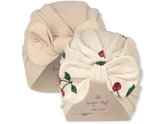 Bonnet noeud lot de 2 cerises