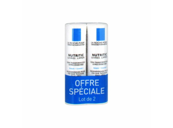 Stick Lèvres 2 x 4,7ML Nutritic Baumes Lèvres desséchées La Roche-Posay