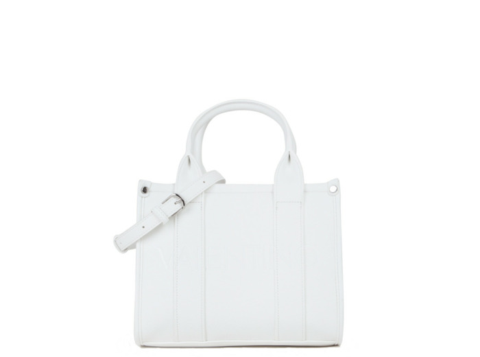 Valentino Syria Re Petit Sac Shopping Bianco
