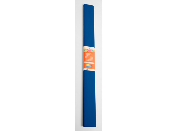 Rouleau de papier crépon - Bleu France