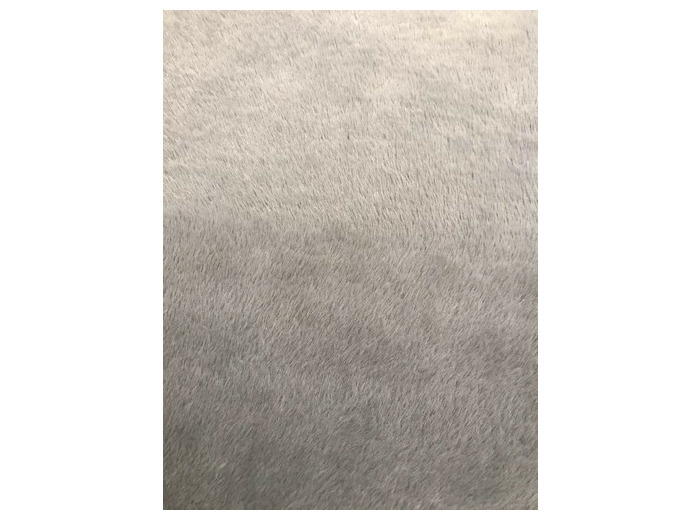 Tissu fourrure gris