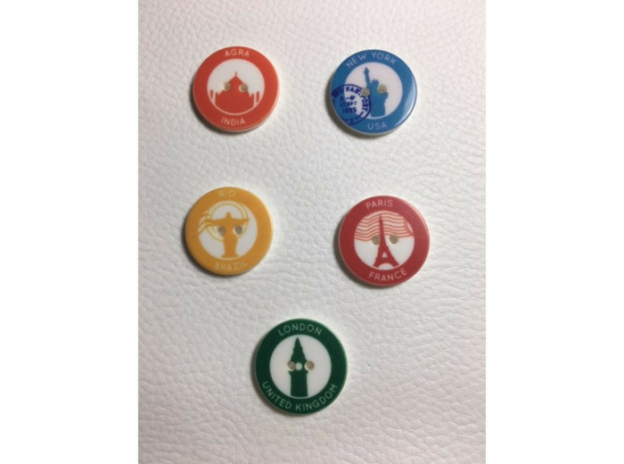 Bouton Paris 22 mm