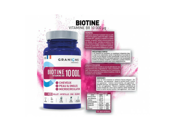 GRANIONS BIOTINE 10A000?G