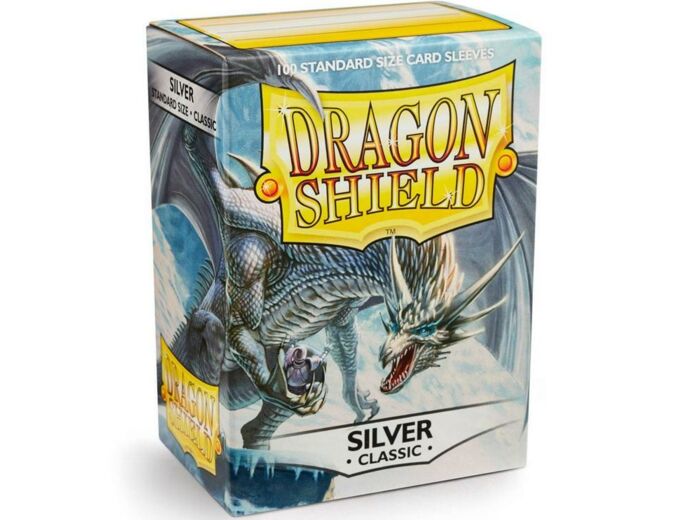 Dragon Shield - Standard Sleeves - Silver (x100)