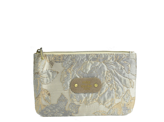 Mila Louise Poch PM FS Trousse de Sac Et Monnaie Gris
