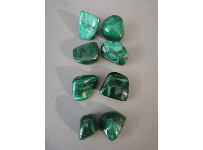 Malachite taille XL pierres roulées