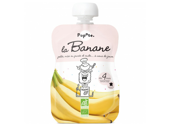 POPOTE GOURDE BANANE BIO 120G