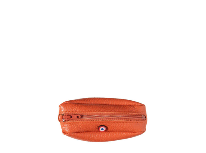 Larmorie Charles Grainé Porte-Monnaie Corail Bohème