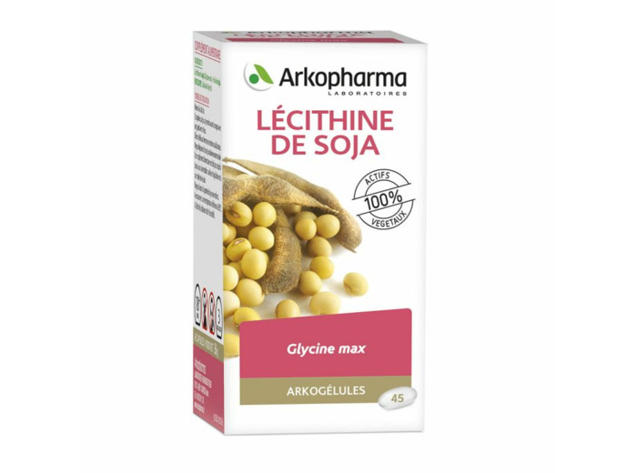 AKG LECITHINE DE SOJA BIO 45CAPS