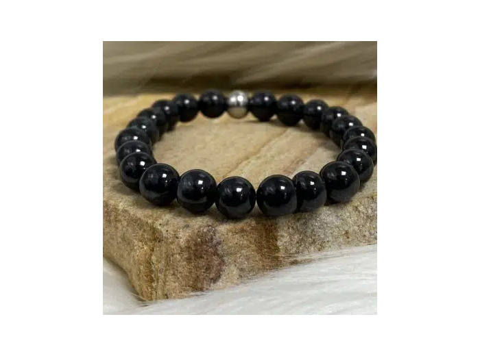 BRACELET JADE NOIR