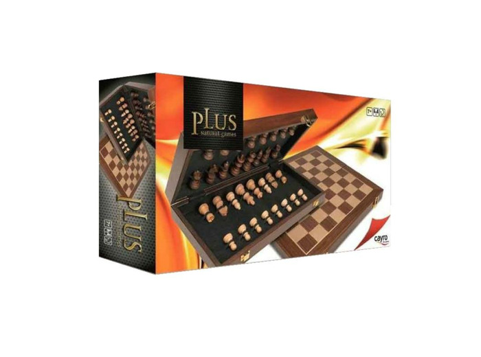 Échecs Luxe en Bois Marqueterie 41x41cm