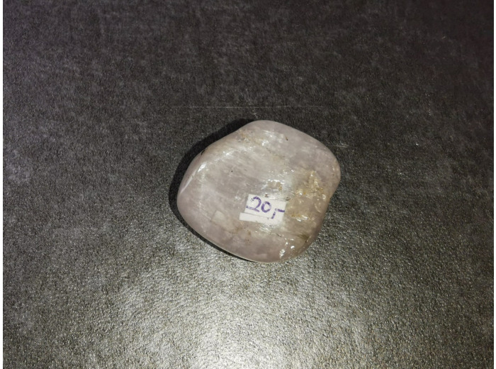 Kunzite polie pièce unique 16g