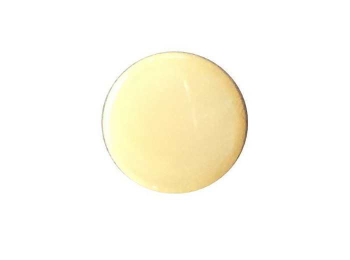 Bouton pastille jaune 10 mm