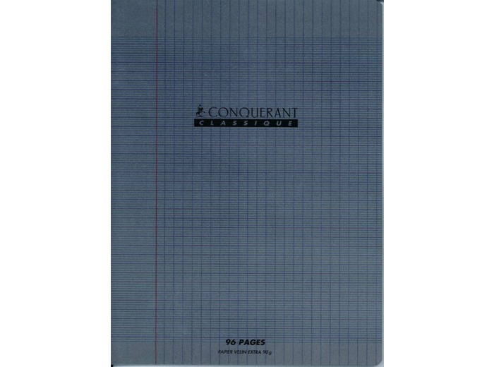 Cahier 21x29.7 - 96 pages - Séyès - Polypro gris