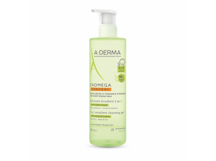 A-DERMA EXOMEGA C GEL LAV 2/1 FL500ML