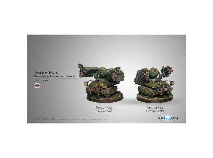 Infinity - Traktor Muls. Regiment of Artillery and Support