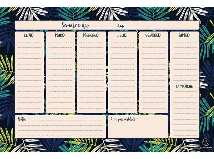 Hebdo planner "Color Design"