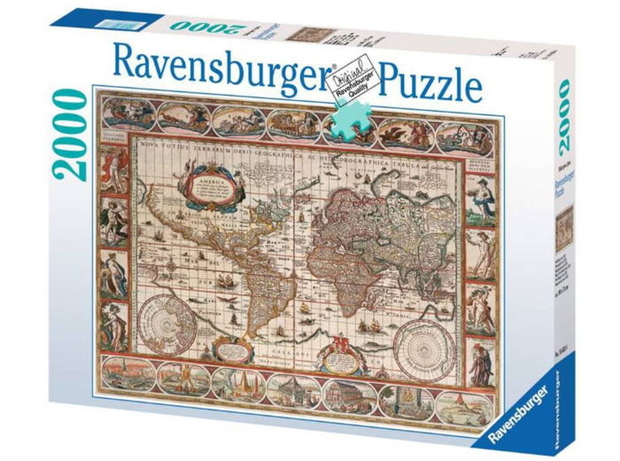 Puzzle mappemonde 1650 2000p