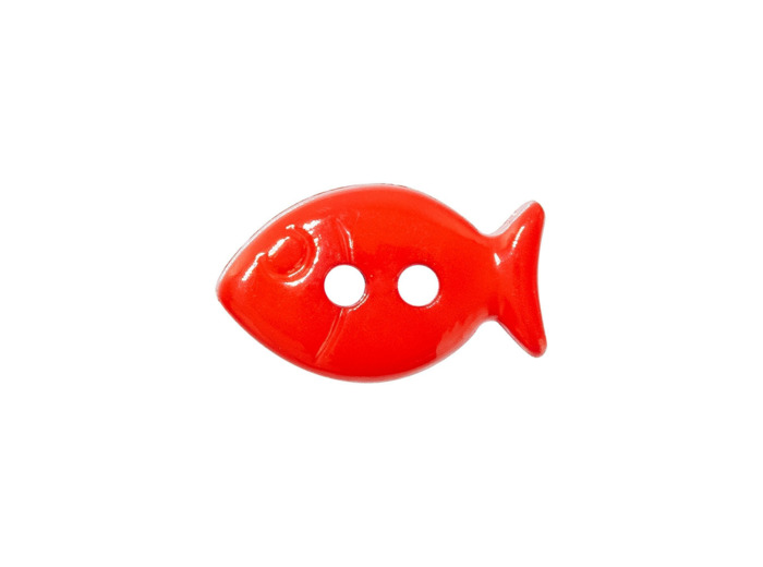 Bouton poisson rouge
