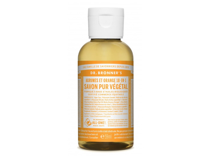 DR BRONNERaposS SAVON LIQUIDE AGRUMES FL59ML