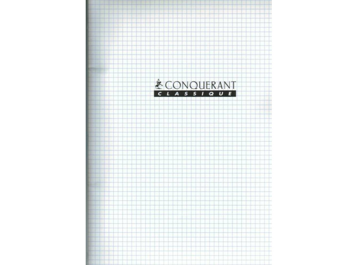 Cahier 21x29.7 - 96 pages - 5x5 - Polypro incolore