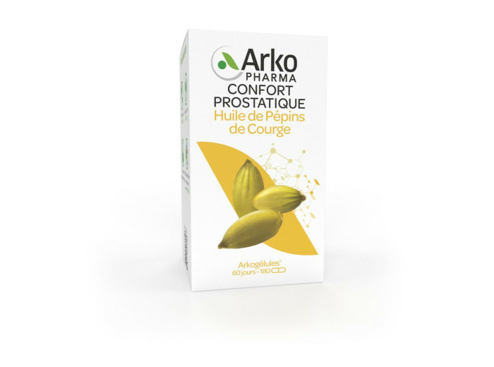 Confort Urinaire Huile de Pépins de Courge 180 gélules Arkogélules Arkopharma