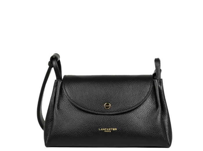 Lancaster Accordéon Double Grand Sac Trotteur 470-89 Noir-In-Nude