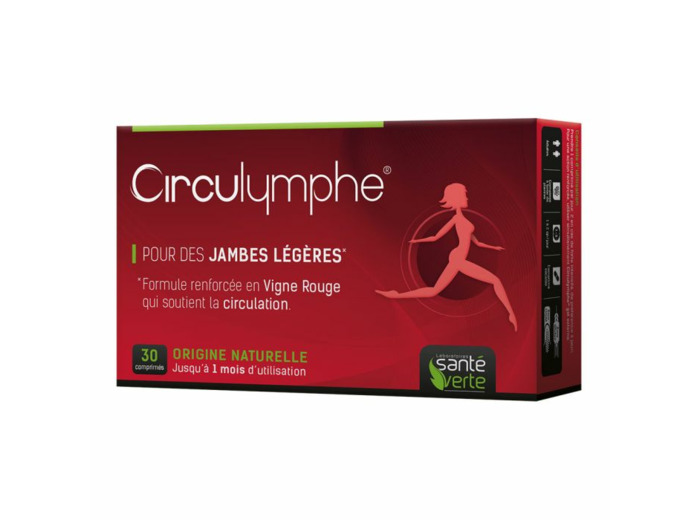 Jambes Legeres 30 Comprimes Circulymphe Sante Verte