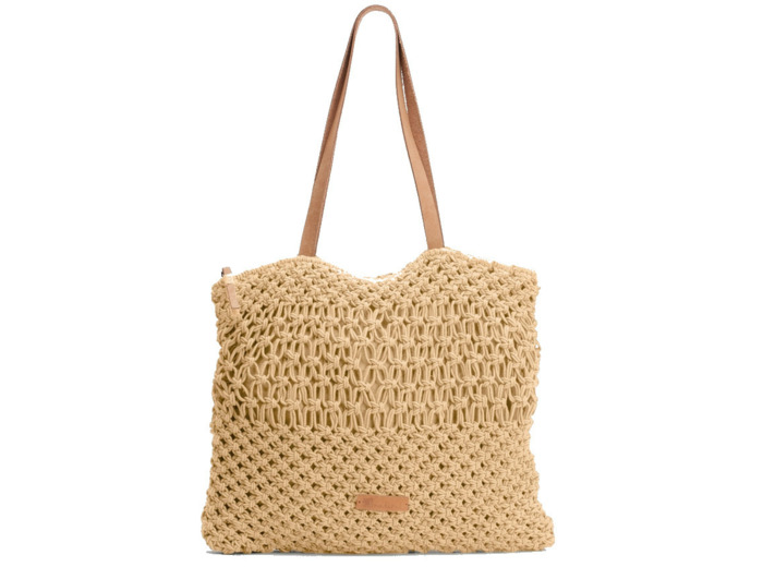 Biba Maldivas Sac Shopper Macramé Amarillo