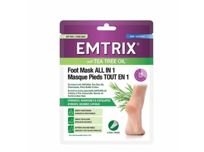 Masque pieds tout en 1 x1 paire Emtrix