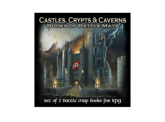 Livre plateau de jeu : pack de 2 livres - Castles, Crypts & Cavern